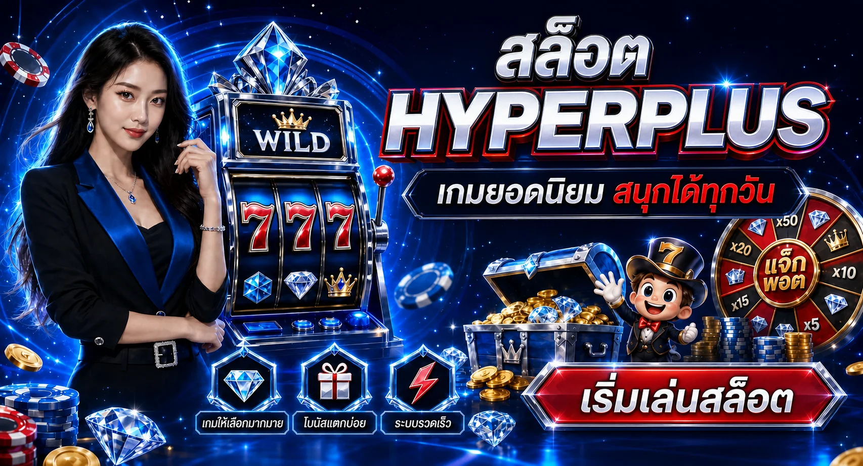 HYPERPLUS ศูนย์รวมเกมออนไลน์และบริการครบวงจร